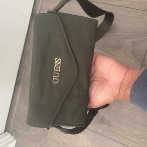 Guess green card purse
